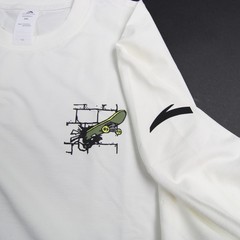 Anta Sports Long Sleeve Shirt Men’s White New with Tags 3XL