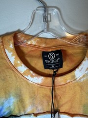 Switch Remarkable Men’s XL Tie Dye Zipper Thrashed Shirt New With Tags NWT