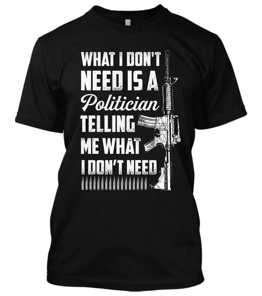 Second Amendment Riffle Guns Rights New Men’s Shirt Pro-Guns Molon labe AR15 Tee