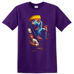 Ratatouille Movie Style Chef Mouse Kitchen T Shirt Cartoon Art Tee