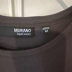 Murano Liquid Luxury Men’s Brown Cotton Crew Neck Short Sleeve T-Shirt Size M