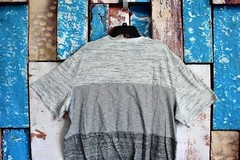 Men’s George T-Shirt Short Sleeve Tee Colorblock 3XLARGE White PRE-OWNED