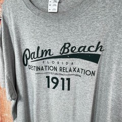 Jerzees Palm Beach Florida Destination Relaxation 1911 Graphic T-Shirt 3XL