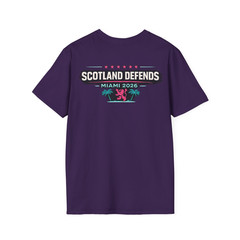 Scottish Drinking Culture Miami T Shirt World cup 2026 Graphic Print Unisex Tee