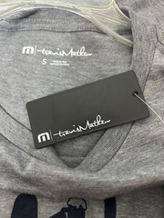 Travis Mathew Men’s T-Shirt Gray Golf Cart Beer Pima Cotton NWT Size S