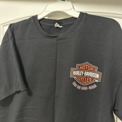Rare VTG Harley Davidson Men XL Skull Shirt Cabo San Lucas Mexico