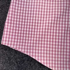 MENS BROOKS BROTHERS PINK WHITE CHECK Men Sz 15.5 4/5 Slim Fit Cotton Button Up