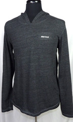 MARMOT Dark Gray Light Weight Long Sleeved Hoodie T-Shirt Men’s Large