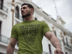 Mens Humorous Graphic T-Shirt Joke Sarcastic Graphic Novelty Funny T Shirt