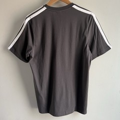 adidas Essentials 3-Stripes Men’s Size S Small T-Shirt Dark Gray NWT