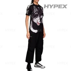 Y-3 F1 DRVR Short-Sleeve Jersey ‘Black’ Men KQ9844 New Size