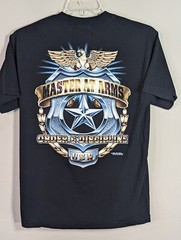 7.62 Designs Master Arms Order And Discipline Black Graphic T-shirt Medium