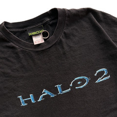 Vintage 2004 Halo 2 Logo Tee Size XXL Halo 3 Halo ODST Halo Reach Bungie Xbox