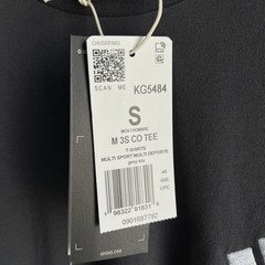 adidas Essentials 3-Stripes Men’s Size S Small T-Shirt Dark Gray NWT