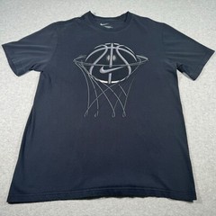 Nike Shirt Adult Large Black Basketball Sports Athletic Workout Outdoors Mens