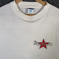 Vintage Mambo Shirt Mens XL White 90s Australia Violent Hens Band Tee Parody