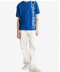 Calvin Klein Men’s T-Shirt Short-Sleeve Crewneck Relaxed Fit Size XS S M L XL