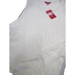 Guess Los Angeles Brand Men Tagless Tank Top T-Shirt Summer Size Large Cream