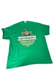 Gildan Carl Spackler’s Varmint Control Caddyshack Graphic Tee Green Men’s 2XL