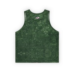 SKYLRK FINGERS UP COACHELLA 2026 Mesh Tank Top Graphic Print Green Size L
