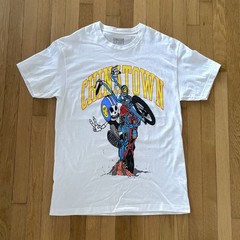 Chinatown Market Rally Tee Mens Large Skeleton Motorcycle Graphic Print