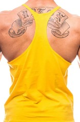 Men Cotton Gym Tank Top Y-Back Vest Sleeveless Breathable Fitness Muscle Shirt