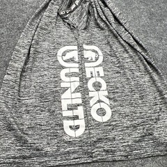 ECKO UNLTD T-Shirt Mens XL Gray Black Short Sleeve Black Logo Cuff Unlimited