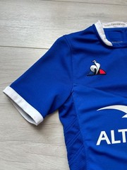 France Rugby Jersey Le Coq Sportif Altrad Shirt Blue⁠ Graphic Tee size S