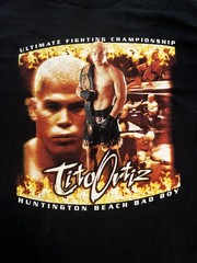 Vintage 1998 UFC Tito Ortiz Huntington Beach Bad Boy MMA Wrestling T-Shirt XL