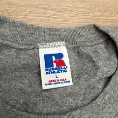 Vintage 80s 90s Russell Athletic Blank Gray Heather T-Shirt L Made in USA