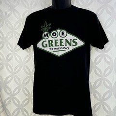 Moe Greens The Wise Choice Black Tee Size S