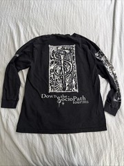 HTF Skinny Puppy Down The Socio Path Tour 2015 Shirt Long Sleeve Mens L RARE