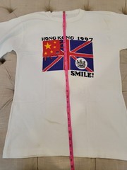 Rare Tshirt Hong Kong 1997 year Great Britain Vintage 90’s Men’s M*