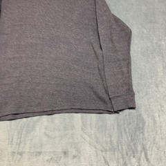 Lee Thermal Shirt Mens XL Charcoal Gray Thermal Waffle Knit Regular Fit Winter