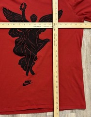 Nike Greek Goddess Of Victory Long Sleeve T-Shirt Size Medium Red RARE