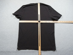 Quince Shirt Mens Medium Black Vneck Tee Short Sleeve Preppy Casual Adult