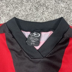 Vtg No Fear Mens Motocross Jersey Red Black Size S Fit M Mesh Racing Shirt