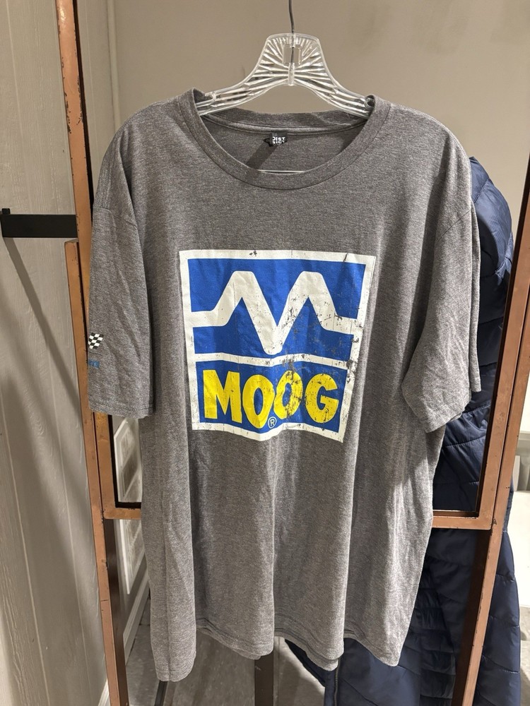 Moog Auto Parts Short Sleeve T-Shirt Size 2XL By District Poly/cotton/rayon EUC