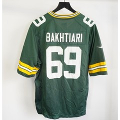 Nike Green Bay Packers David Bakhtiari Football Jersey Mens L NFL On Field Green