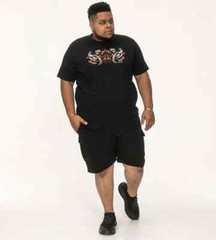D555 Duke Big Mens Tiger Eyes Printed T-Shirt 2XL 3XL 4XL 5XL 6XL 7XL 8XL 601715