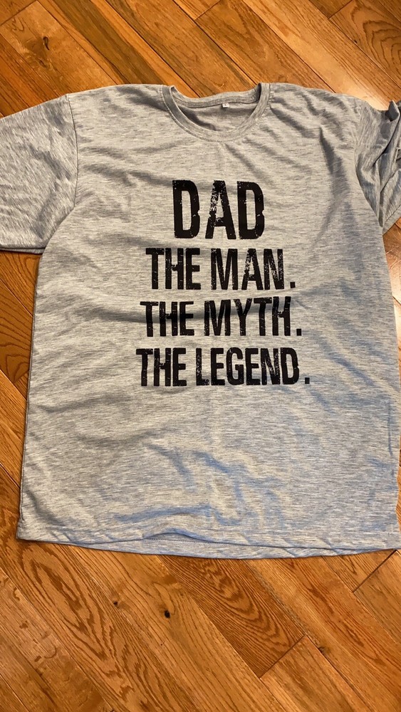 Dads T-Shirt Fathers Day – 100% Polyester, Soft & Breathable Fabric