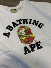 BAPE Sta Camo College Tee