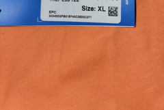NEW MENS ADIDAS ORIGINALS ESSENTIALS TREFOIL TEE SHIRT~SIZE XL #JY2647 ORANGE