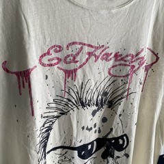 Vtg Y2K Style Ed Hardy Destroy Punks Not Dead Tattoo Tee Tank Skull Sz XXL
