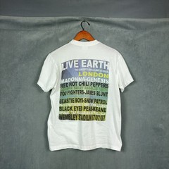 Live Earth Concert for a Climate in Crisis t shirt Small Red Hot Chili Peppers