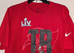 🏈Nike Dri-Fit Tampa Bay Buccaneers Super Bowl Mens T-Shirt L Large NWOT NEW🏈