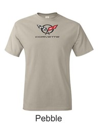 Vintage C5 Corvette Emblem Printed on Men’s Shirt. FREE SHIPPING !!!