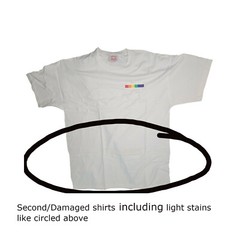 LGBTQ Pride T-Shirts Embroidered LGBT Gay Rainbow Bar USA Shirt Second Irregular