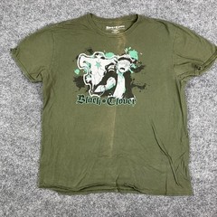 Lootcrate Black Clover T-Shirt Mens XL Green Anime Graphic Tee Cotton Casual