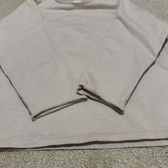 MANUAL ALPHABET Plating Boat Neck Long Sleeve Tee Size 4 / XL